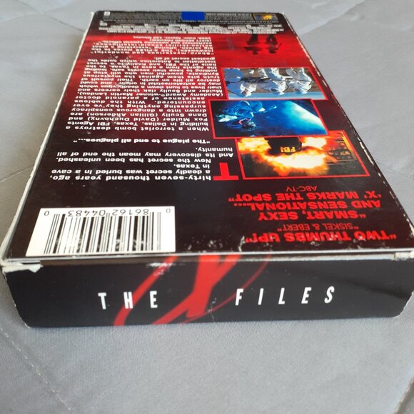 The X-Files Movie VHS 1998 THX Hollywood Video Rental Horror Scifi X Files - Picture 6 of 8